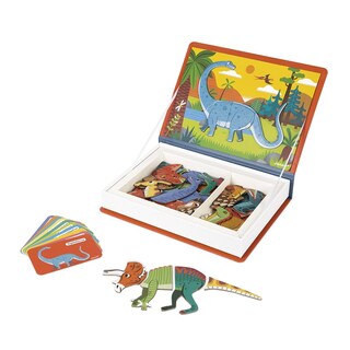 Foto 1 | Foto 1 | Juego Magnético Para Mezclar Y Combinar Dinosaurios Janod Magnetibook 51 Unidades - Venta Internacional.