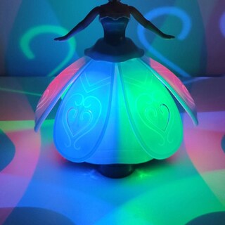 Foto 2 | Foto 2 | Muñeca Bailarina Princesa Elsa Frozen 2 Con Linternas Y Música - Venta Internacional.