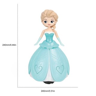 Foto 3 | Foto 3 | Muñeca Bailarina Princesa Elsa Frozen 2 Con Linternas Y Música - Venta Internacional.
