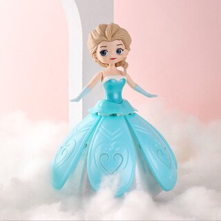 Foto 5 | Foto 5 | Muñeca Bailarina Princesa Elsa Frozen 2 Con Linternas Y Música - Venta Internacional.