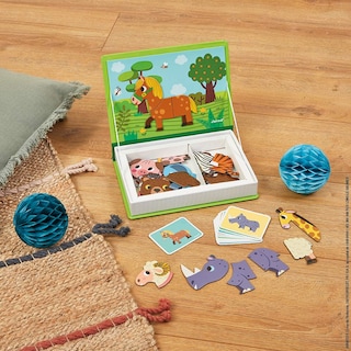 Foto 6 | Foto 6 | Juego Magnético De Mezcla Y Combinación De Animales Janod Magnetibook 41 Piezas - Venta Internacional.