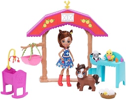 Playset Mattel Enchantimals Barnyard Nursery Con Haydie Horse - Venta Internacional.