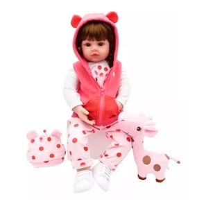Foto 1 | Foto 1 | Baby Doll Reborn, 100% Silicona, 48 Cm, Con Oso Realista Y Polipropileno B - Venta Internacional.