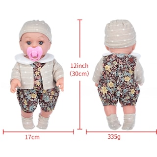 Foto 3 | Foto 3 | Muñeca Reborn De Silicona, 30 Cm, Realista, Con Ropa, Color Marrón - Venta Internacional.