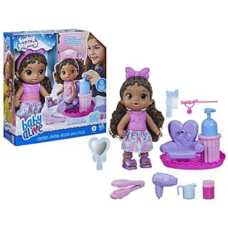 Foto 1 | Foto 1 | Muñeca De Estilismo Baby Alive Sudsy Con Silla Y Accesorios - Venta Internacional.