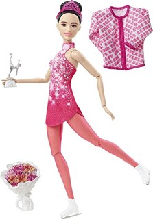Foto 2 | Foto 2 | Barbie Winter Sports Ice Skater Brunette Doll 12 \"  - Venta Internacional