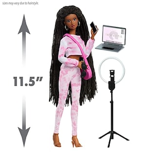 Foto 3 | Foto 3 | Muñeca Moderna Just Play Naturalistas Grace De 29 Cm Con Acceso. - Venta Internacional.