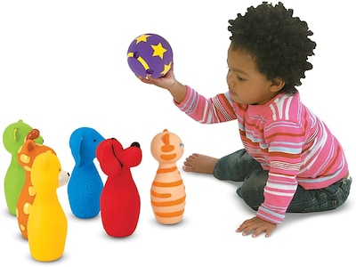 Foto 3 | Foto 3 | Set De Juego Melissa & Doug K's Kids Bowling Friends Con 6 Bolos - Venta Internacional.