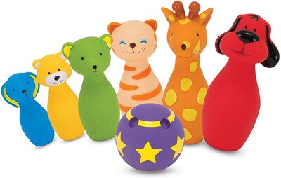Foto 6 | Foto 6 | Set De Juego Melissa & Doug K's Kids Bowling Friends Con 6 Bolos - Venta Internacional.