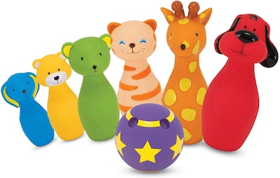 Foto 7 | Foto 7 | Set De Juego Melissa & Doug K's Kids Bowling Friends Con 6 Bolos - Venta Internacional.