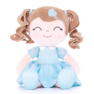 Foto 1 | Foto 1 | Muñeca Gloveleya Pelo Rizado Personalizado Azul Cielo 16 Pulgadas - Venta Internacional
