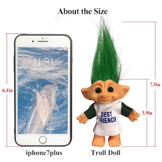 Foto 4 | Foto 4 | Muñeca Troll Yintlilocn Vintage con Pelo Verde - Venta Internacional