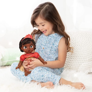 Foto 2 | Foto 2 | Muñeca Princesa Moana De Disney Con Biberón Y Horquilla - Venta Internacional.