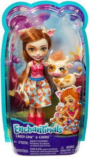Foto 7 | Foto 7 | Muñeca Mattel Enchantimals Cailey con Vaca - Venta Internacional