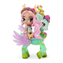 Figura de Hatchimals Pixies Riders Petal Primrose Pixie Con Planeador Deeraloo - Venta Internacional