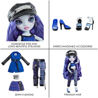 Foto 5 | Foto 5 | Muñeca De Moda Rainbow High Vision Neon Shadow Con Accesorios. - Venta Internacional.