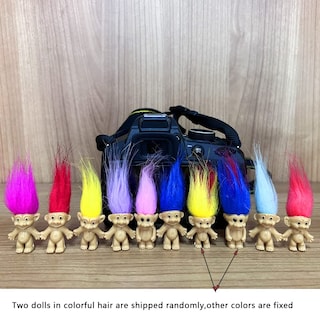 Foto 4 | Foto 4 | Set De Muñecas Troll Vintage Yintlilocn PVC Para Niños Y Fiestas - Venta Internacional.