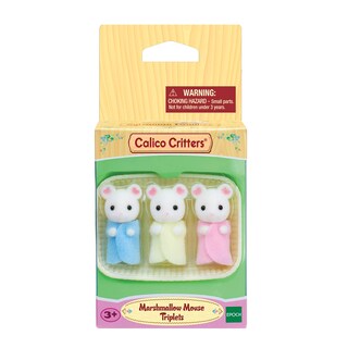 Foto 4 | Foto 4 | Trillizos de Ratones Calico Critters con Ropa - Venta Internacional