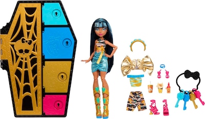 Foto 5 | Foto 5 | Muñeca Cleo de Nile De Monster High con Armario - Venta Internacional