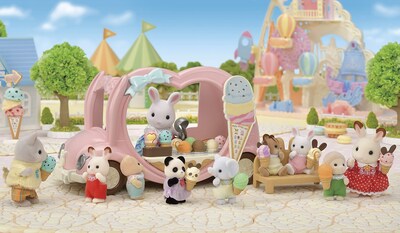 Foto 4 | Foto 4 | Vehículo de Juguete Calico Critters Ice Cream Con Accesorios - Venta Internacional