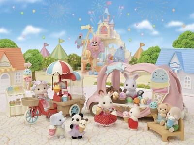 Foto 7 | Foto 7 | Vehículo de Juguete Calico Critters Ice Cream Con Accesorios - Venta Internacional