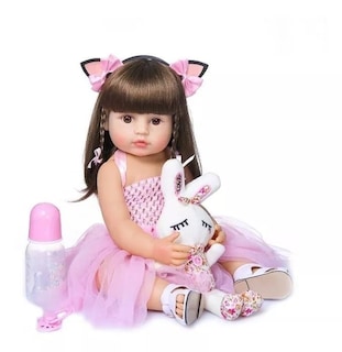 Foto 4 | Foto 4 | Muñeca Reborn de Silicona Realista con Accesorios - Venta Internacional