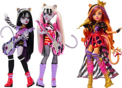 Foto 1 | Foto 1 | Brazalete Dolls Monster High The Hissfits Paquete de 3 con Rayas Toralei - Venta Internacional
