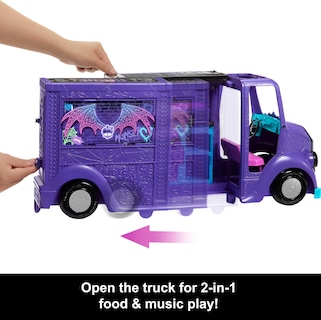 Foto 3 | Foto 3 | Muñeca Draculaura de Playset Monster High y Fantástico Camión de Comida - Venta Internacional