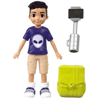 Foto 2 | Foto 2 | Muñeca Polly Pocket Active Pose Nicholas Wells De 8 Cm Con Accesorios - Venta Internacional.