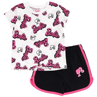 Foto 1 | Foto 1 | Disfraz De Camiseta Barbie Big Girls Y Pantalones Cortos Dol - Venta Internacional.