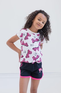 Foto 6 | Foto 6 | Disfraz De Camiseta Barbie Big Girls Y Pantalones Cortos Dol - Venta Internacional.