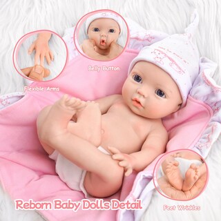 Foto 3 | Foto 3 | Muñeca Reborn Babeside De Silicona Realista Para Niña De Cuerpo Entero - Venta Internacional.