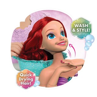 Foto 3 | Foto 3 | Cabezal De Peluquería Just Play, Princesa Ariel De Disney, 20 Piezas - Venta Internacional.