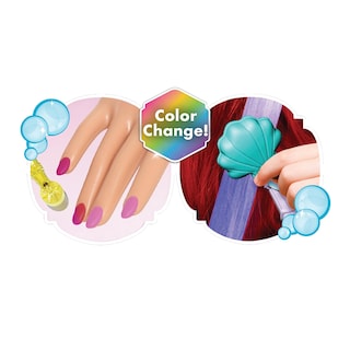 Foto 5 | Foto 5 | Cabezal De Peluquería Just Play, Princesa Ariel De Disney, 20 Piezas - Venta Internacional.