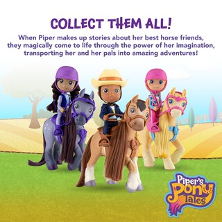 Foto 6 | Foto 6 | Set De Muñecas Y Ponis Casey + Tuck De Toy Breyer Piper's Pony Tales - Venta Internacional.
