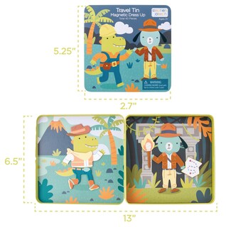 Foto 3 | Foto 3 | Disfraz Magnético De Viaje Con Diseño De Stephen Joseph Dino Y Perro - Venta Internacional.