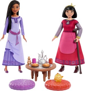 Foto 1 | Foto 1 | Set De Juego Para La Hora Del Té Mattel Disney Wish Best Friends Con Asha Y Dahlia - Venta Internacional.