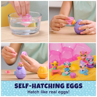 Foto 2 | Foto 2 | Cartón De Huevos Rosa Y Amarillo De Toy Hatchimals Alive Con 6 Figuras - Venta Internacional.