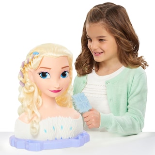Foto 2 | Foto 2 | Cabezal De Peinado Just Play Disney Frozen Deluxe Elsa Blonde Hair - Venta Internacional.