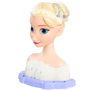 Foto 3 | Foto 3 | Cabezal De Peinado Just Play Disney Frozen Deluxe Elsa Blonde Hair - Venta Internacional.