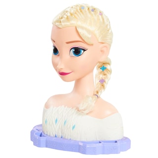 Foto 4 | Foto 4 | Cabezal De Peinado Just Play Disney Frozen Deluxe Elsa Blonde Hair - Venta Internacional.