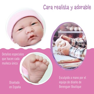 Foto 3 | Foto 3 | Set De Regalo Doll Jc Toys La Newborn De 14 Pulgadas Con Mecedora Para Cuna, 10 Piezas - Venta Internacional.