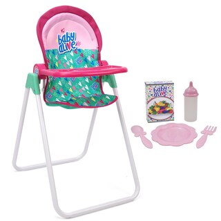 Foto 1 | Foto 1 | Juego De Tronas Doll Baby Alive, Verde, Rosa Y Corazones Para 14 A 24 Pulgadas - Venta Internacional.