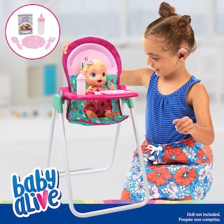 Foto 3 | Foto 3 | Juego De Tronas Doll Baby Alive, Verde, Rosa Y Corazones Para 14 A 24 Pulgadas - Venta Internacional.