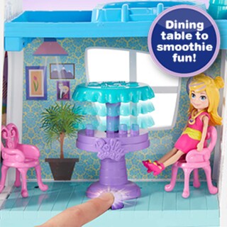 Foto 5 | Foto 5 | Almohadilla De Fiesta Playset Polly Pocket Poppin' Con Muñeca De 7 Cm Y Cordón - Venta Internacional.