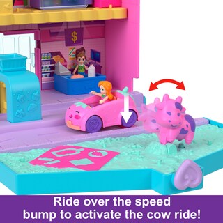 Foto 3 | Foto 3 | Set De Juego Polly Pocket Pollyville Fresh Market Con 2 Muñecas - Venta Internacional.