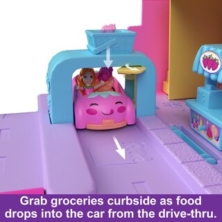 Foto 5 | Foto 5 | Set De Juego Polly Pocket Pollyville Fresh Market Con 2 Muñecas - Venta Internacional.