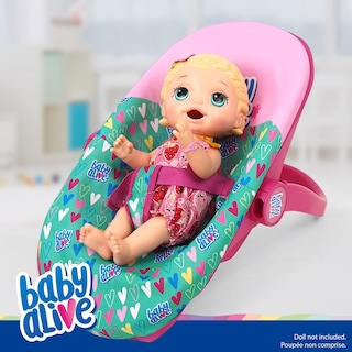 Foto 5 | Foto 5 | Silla De Coche Para Muñecas Baby Alive Deluxe, Verde, Rosa Y Corazones, 46 Cm, 3 O Más - Venta Internacional.