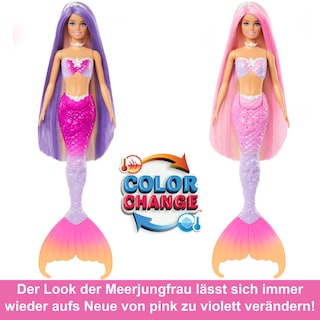 Foto 3 | Foto 3 | Muñeca Barbie Mermaid «malibu» Con Pelo Rosa Y Accesorios - Venta Internacional.