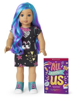 Foto 2 | Foto 2 | Doll American Girl Truly Me #119, 18 Pulgadas, Ojos Azules, Cabello Azul-morado - Venta Internacional.
